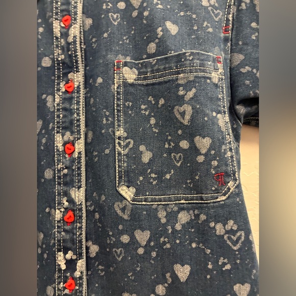 Anthropologie Pilcro Denim Buttondown Shift Dress Size SP - Picture 5 of 12